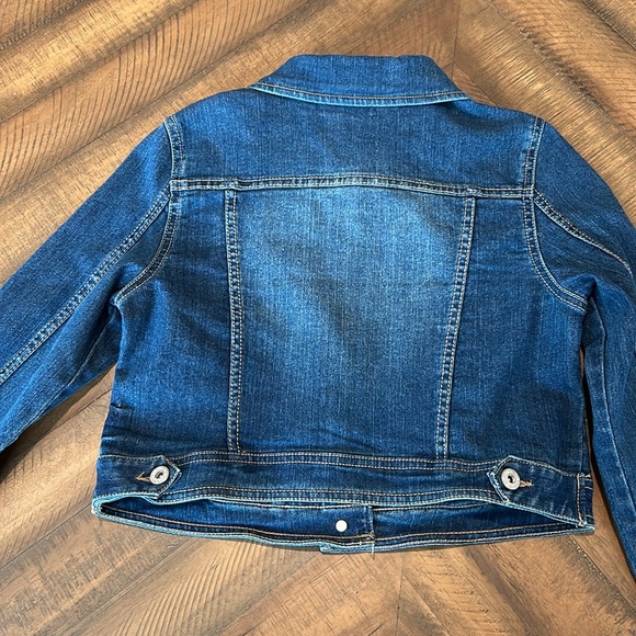 Cropped Arizona Jeans Co Jean Jacket Size XL 16 - Picture 8 of 12